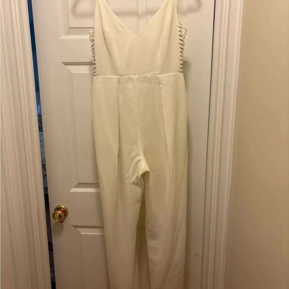 Zimmermann Cream Sleeveless Jumpsuit - Picture 1 of 4